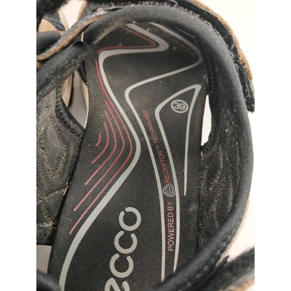 ECCO Yucatan Offroad Sandals mens 39 EUR US 8.5 Black Sport Hiking Water